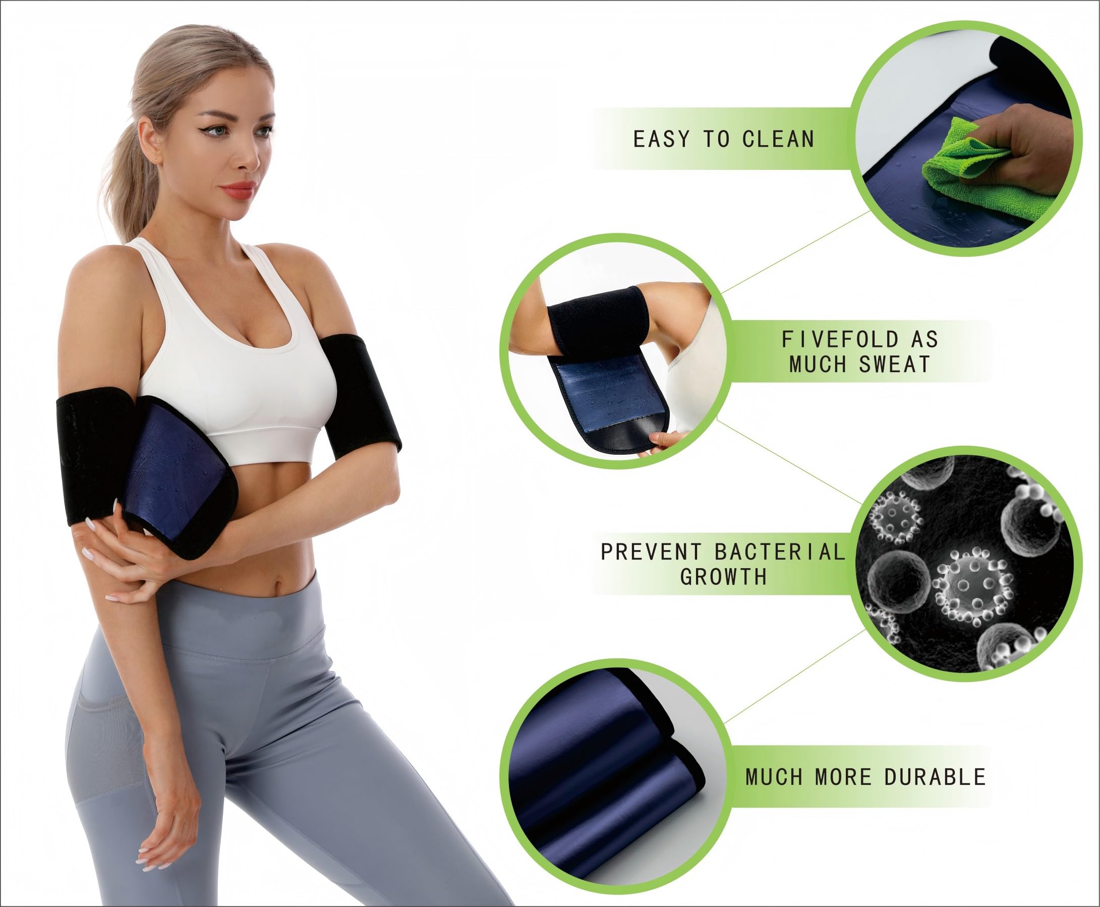 Dokelovy arm sleeve worn in gym aiding training sessions.