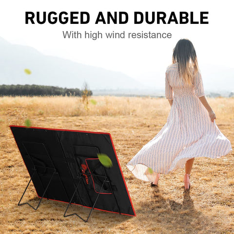 DOKIO portable setup ideal for camping or balcony.