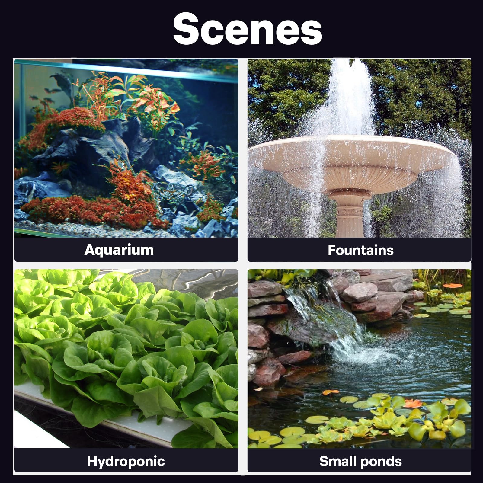 DOKO multifunction water pump for aquariums, fountains, and ponds.