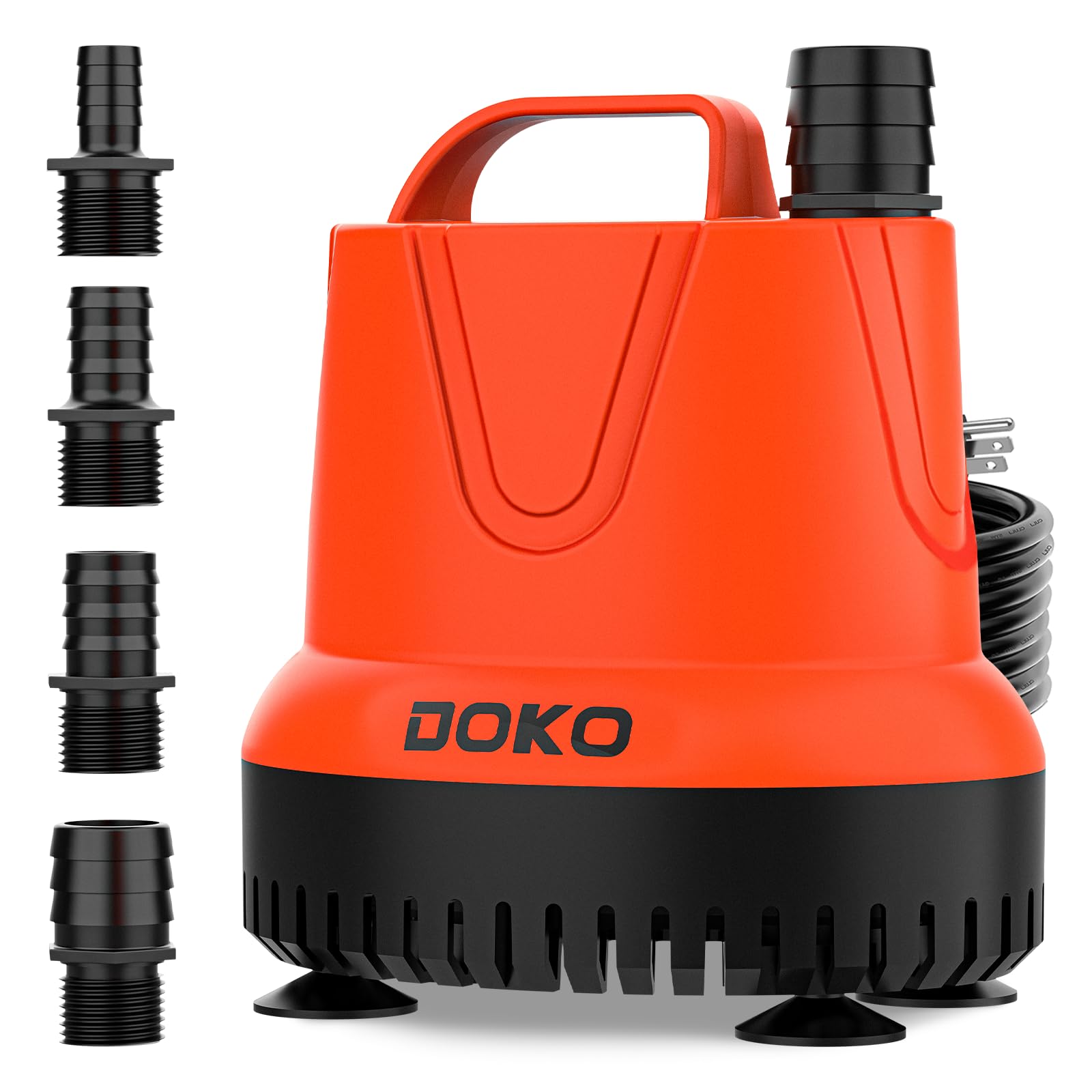 DOKO small submersible water pump 850GPH for quiet aquarium circulation.