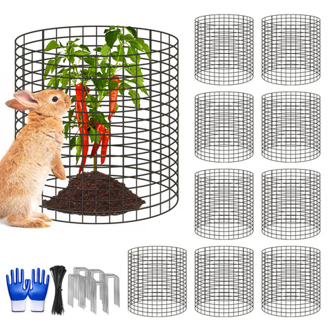 Doksving chicken wire cloche 11.8x11.8 inches protects delicate plants from pests