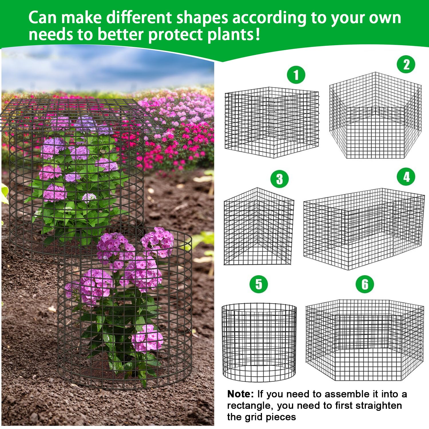 Doksving kit includes 200 nylon ties and 30 U-shaped stakes