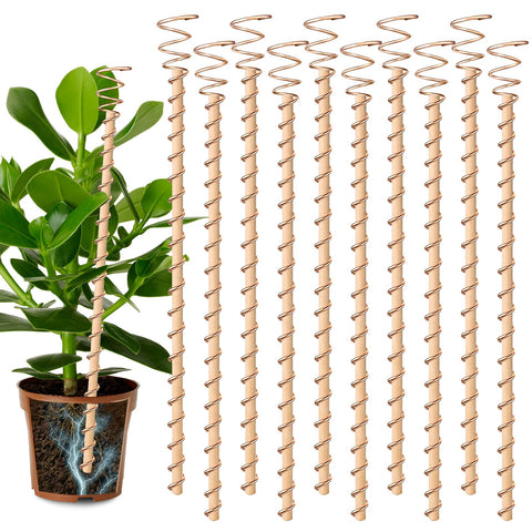 Doksving electroculture antenna stake 13.5 inches improves soil energy for plant growth