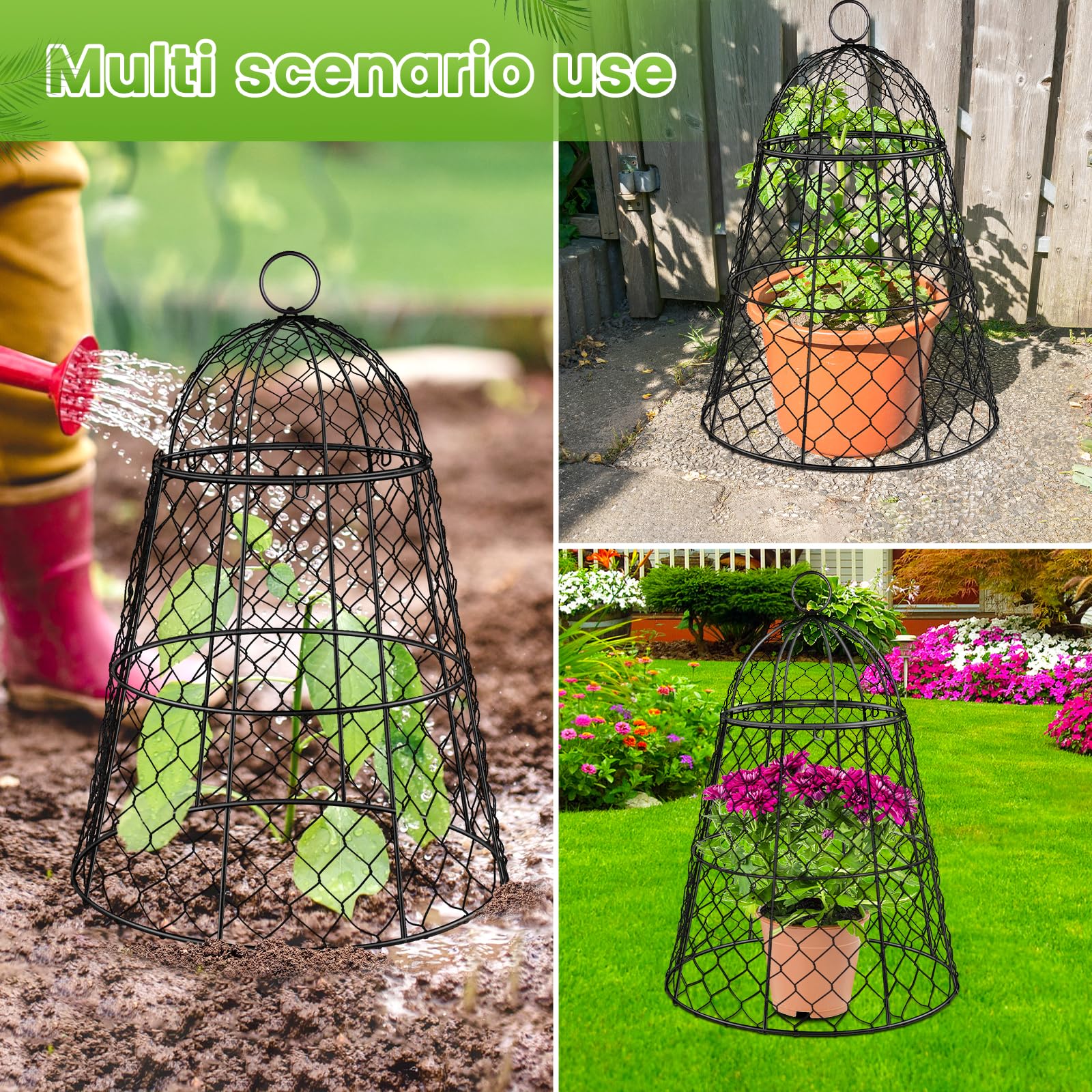 Doksving removable top cover allows easy watering and pruning