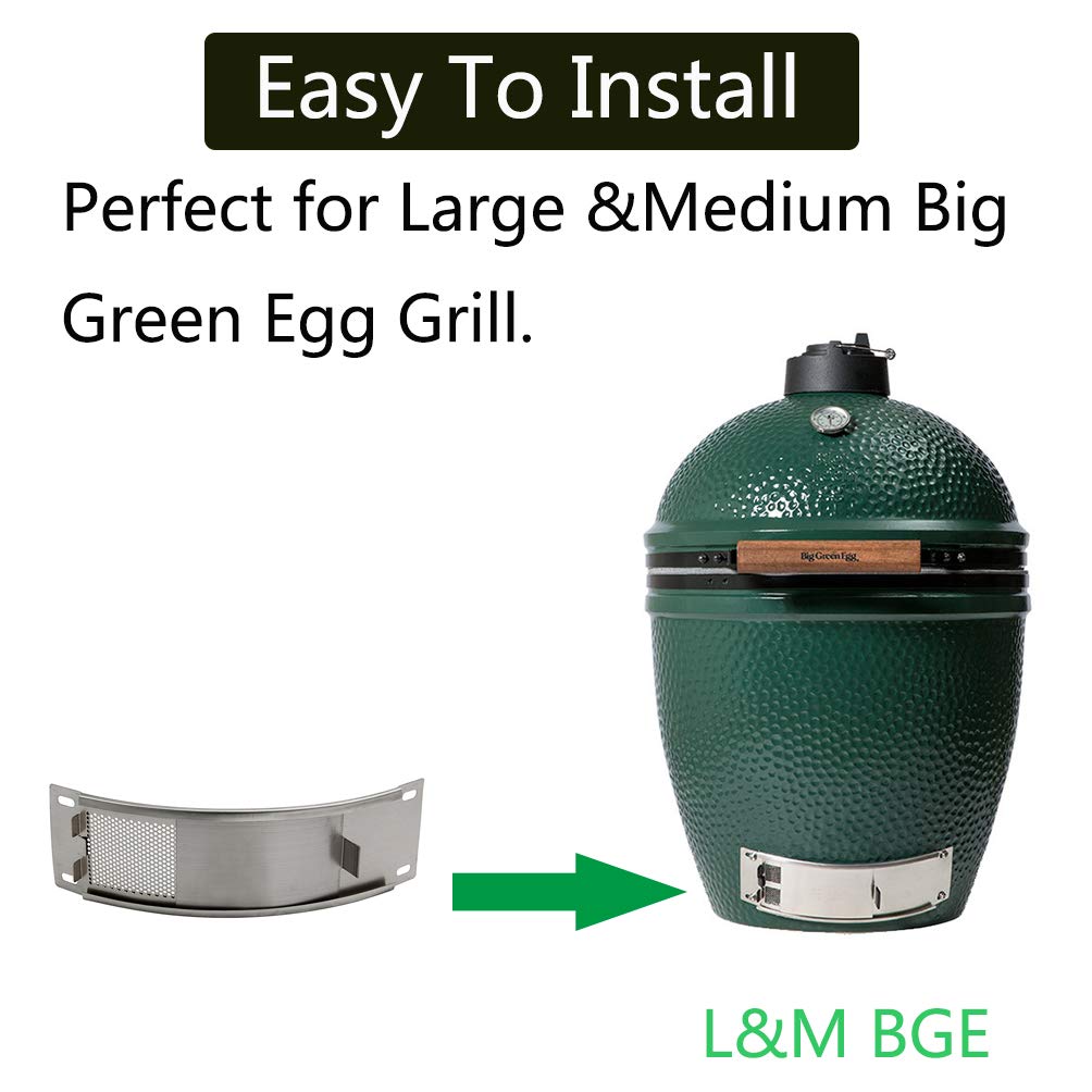 DOLAMOTY easy-install draft door for quick Big Green Egg setup