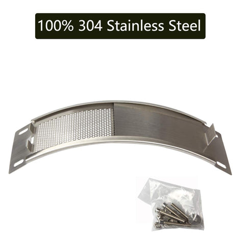DOLAMOTY upgrade punched mesh screen reduces clogging and spreads heat evenly