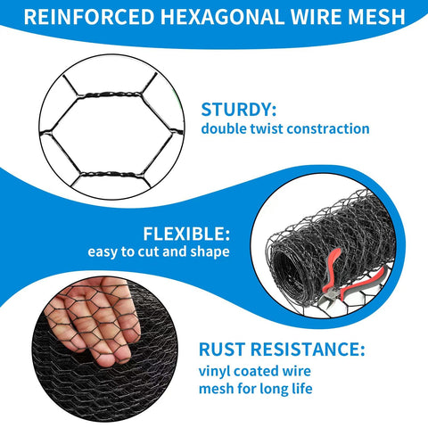 DOLEMODUO 1-inch mesh keeps pets safe in small enclosures.