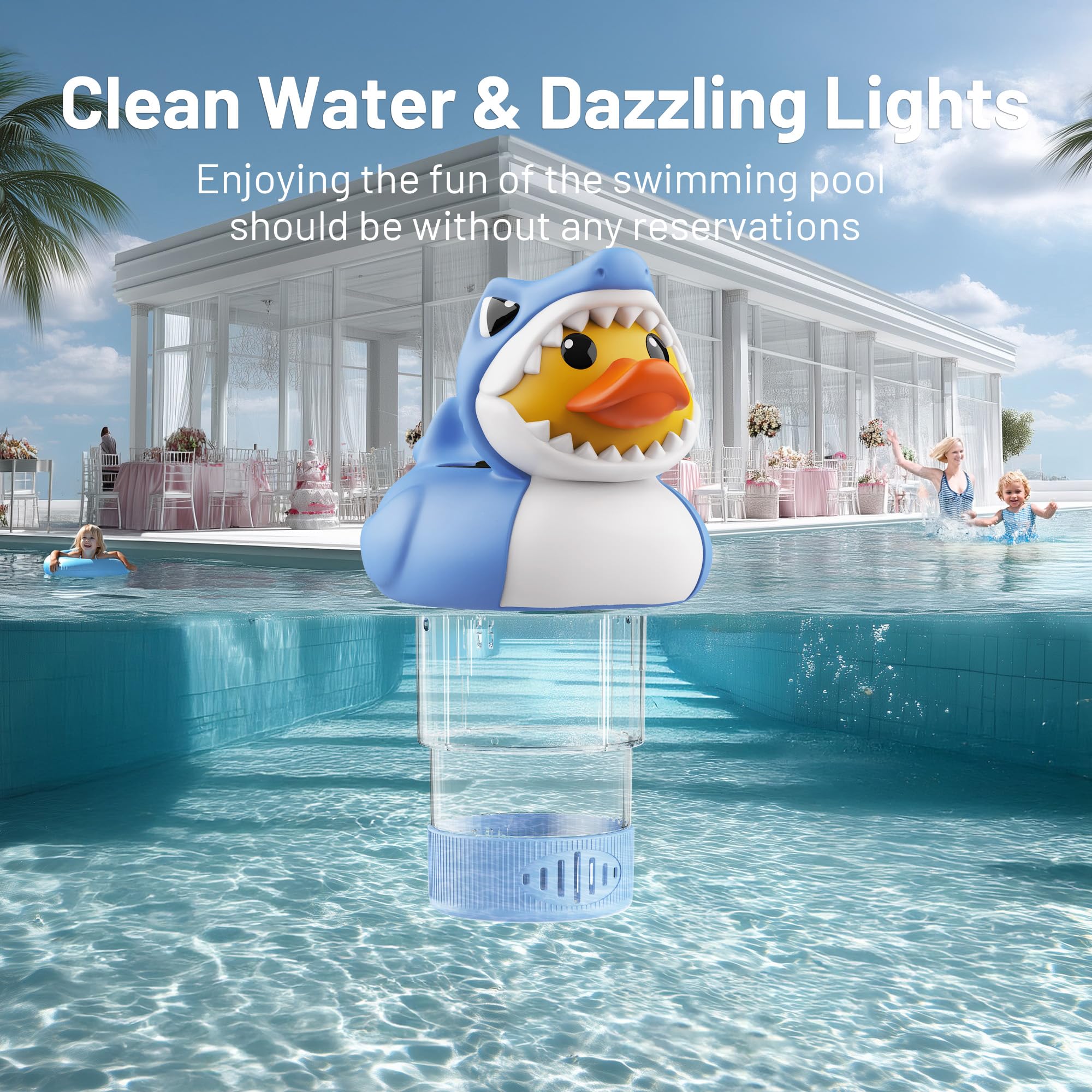 Doli Yearning provides up to 8 hours of light for evening pool use