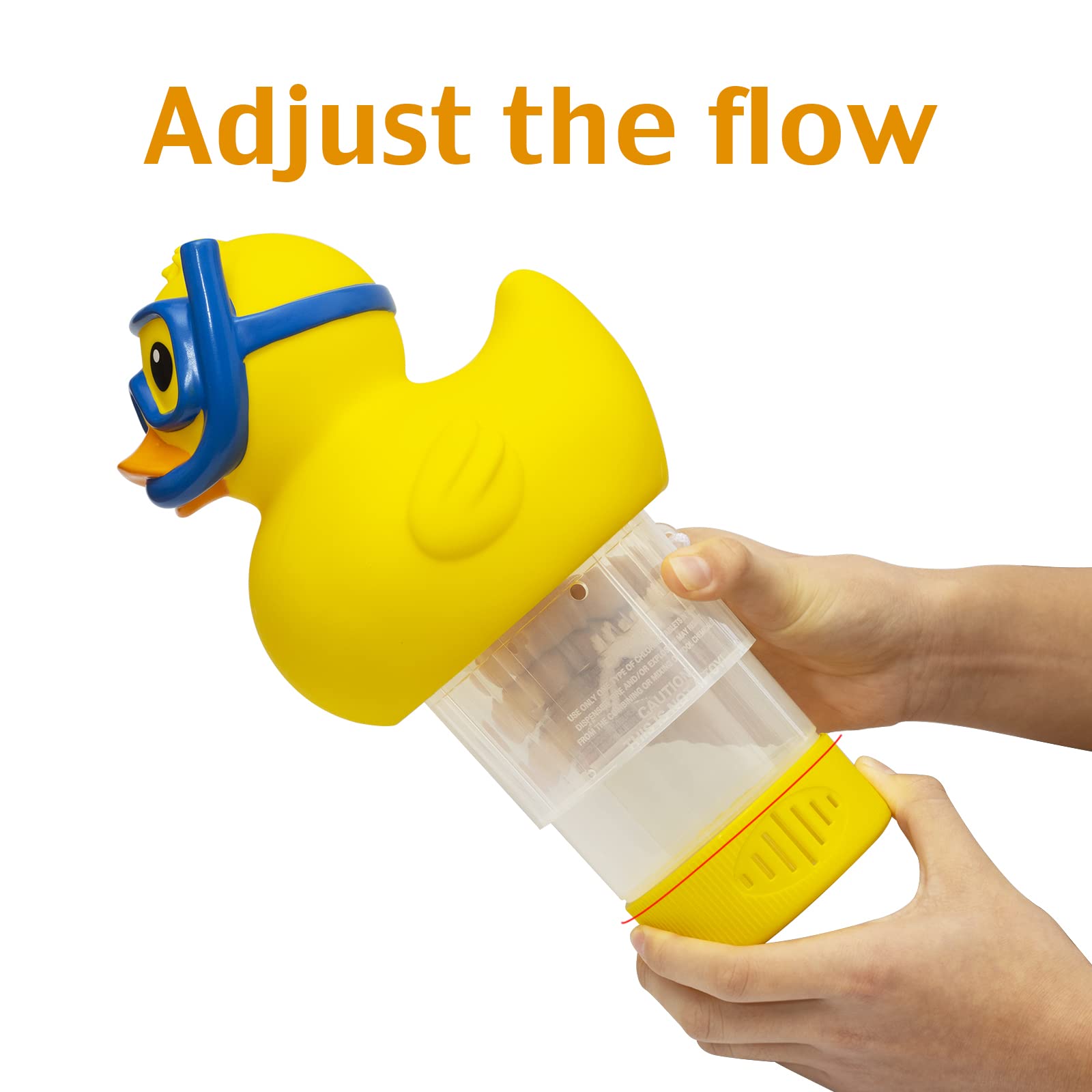 Doli Yearning chlorine tablet holder supports 3-inch tabs for consistent dosing.