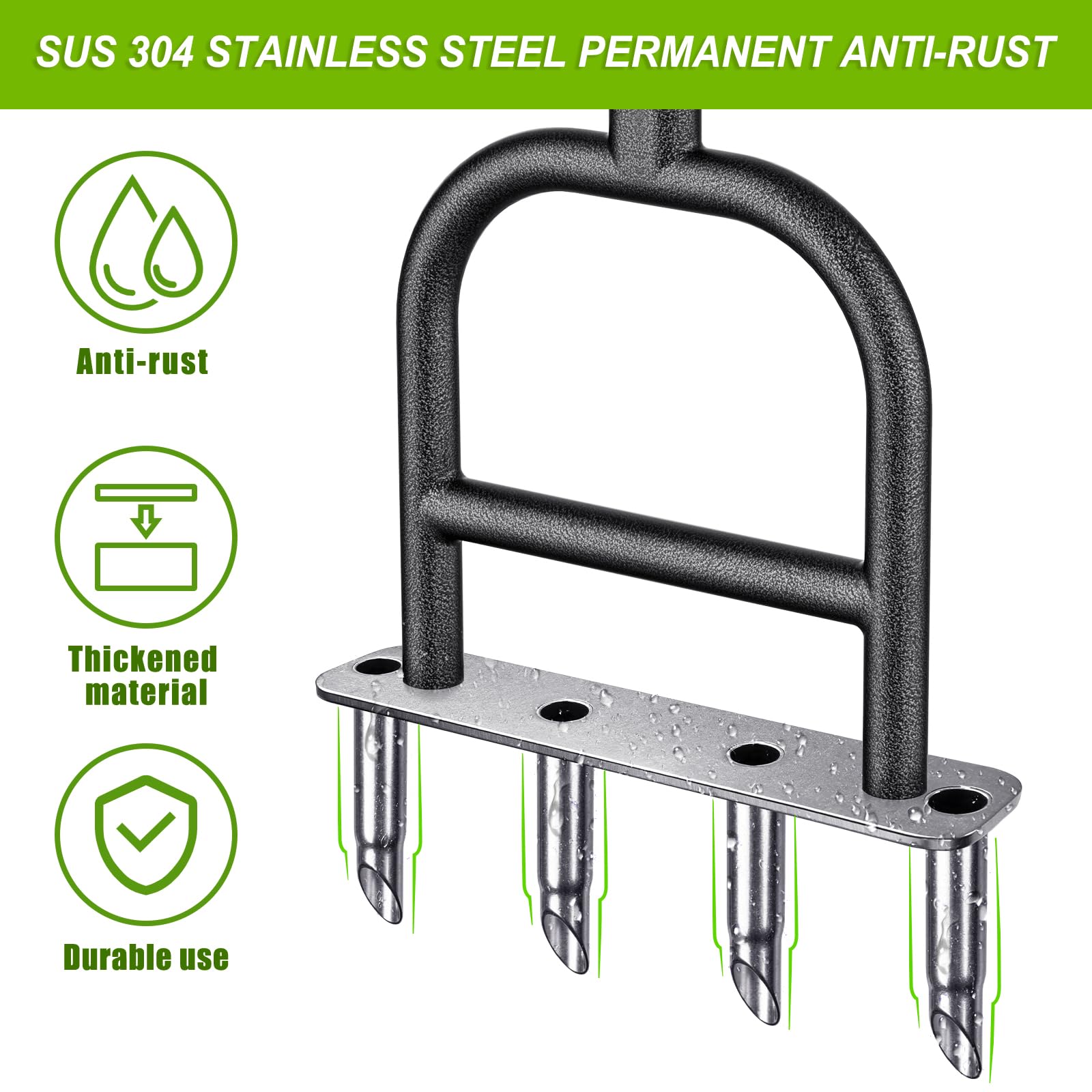 Dolibest aerator showing stainless steel bottom for rust resistance.