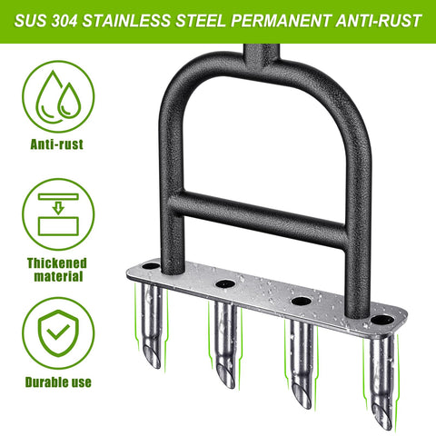 Dolibest aerator showing stainless steel bottom for rust resistance.