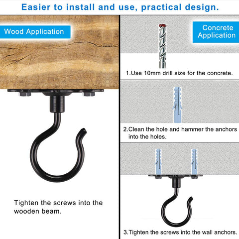 Dolibest outdoor light hanger keeps decorative wires neatly suspended.