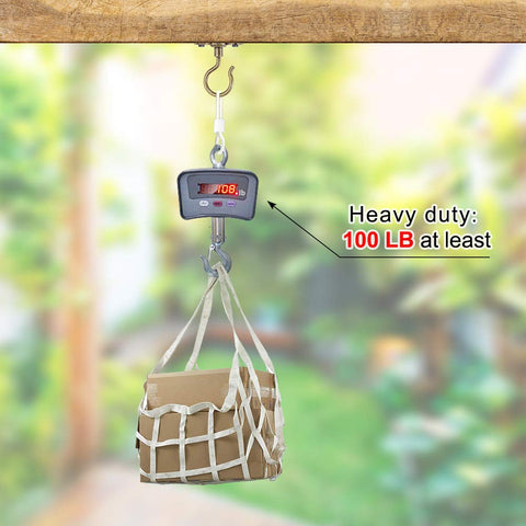 Dolibest pack includes four hooks, eight screws, and eight expansion tubes.