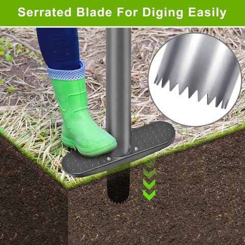 Dolibest storage cavity makes soil collection easy as you work