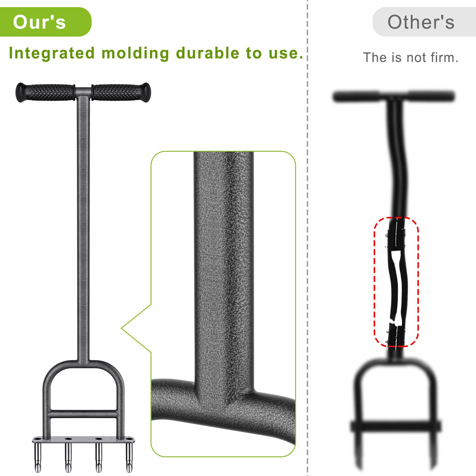 Dolibest soft rubber grip handle for comfortable use.