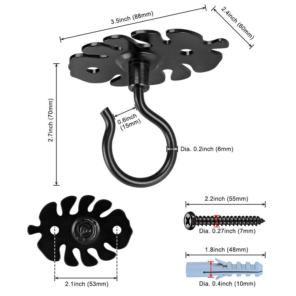 Dolibest wind chime hanger adds garden charm and easy hanging.
