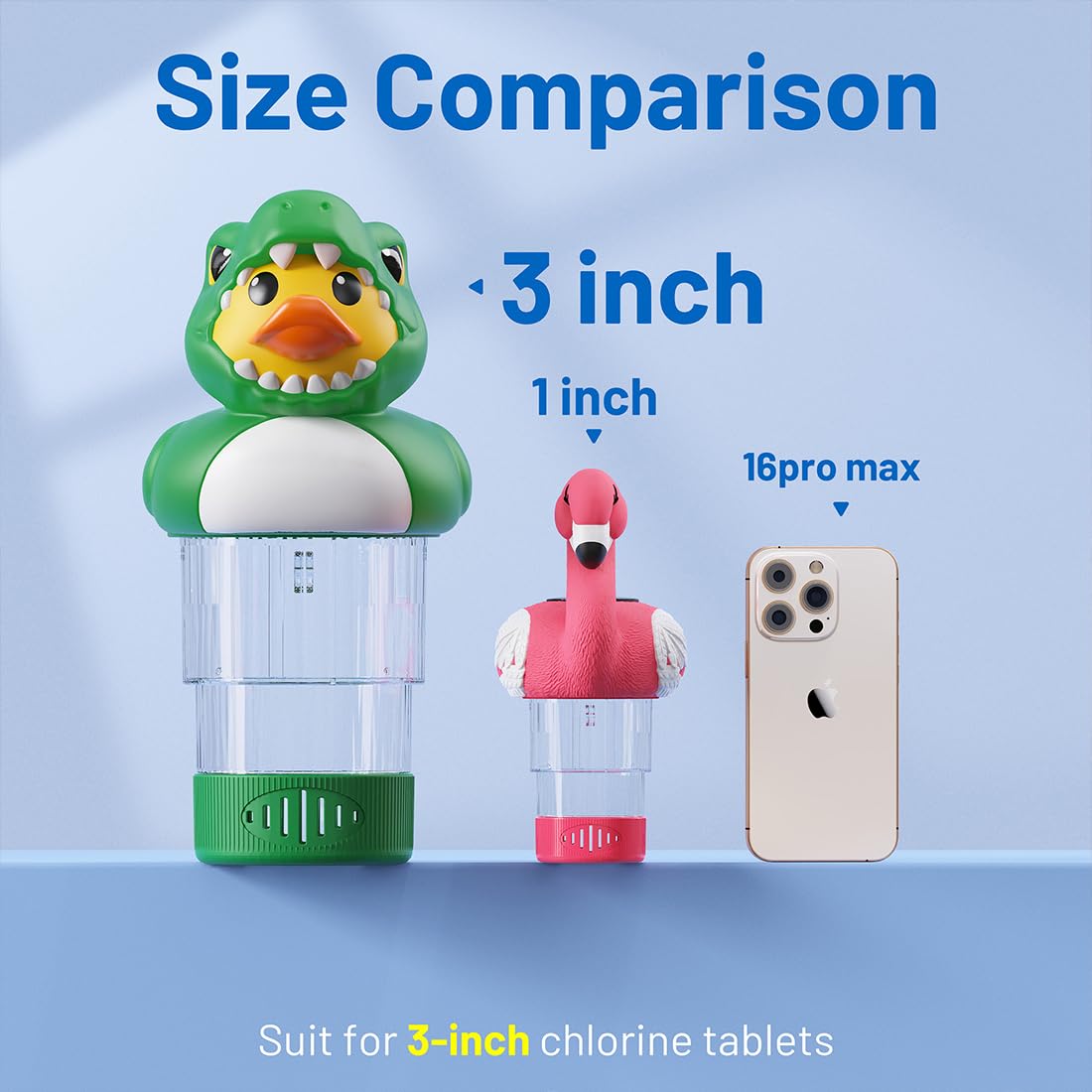 DoliWish Dino pool floater glows at night, adding ambiance to night swims.