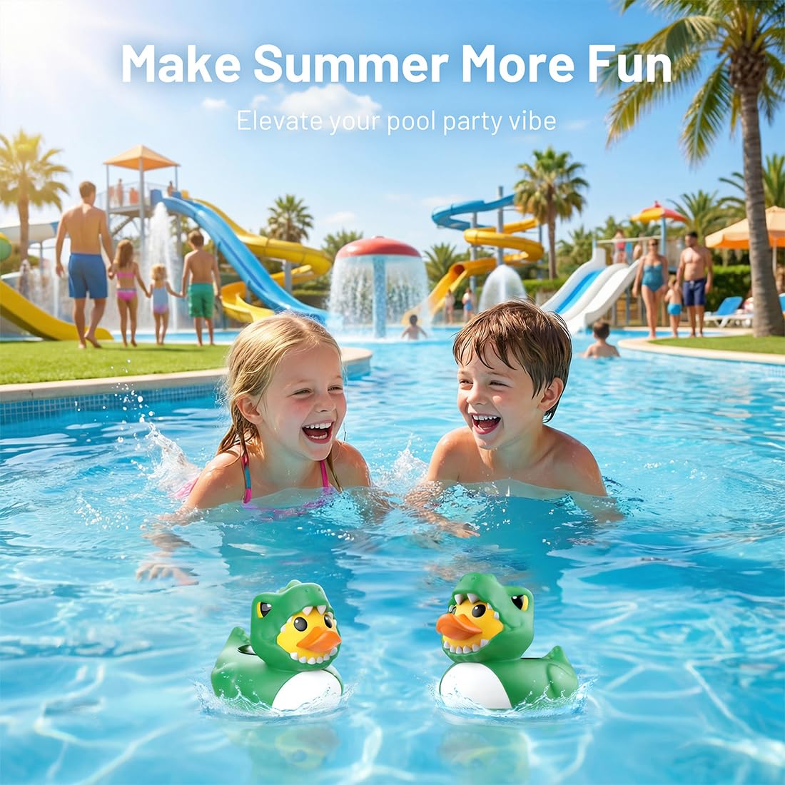 DoliWish waterproof construction resists pool chemicals for long-lasting use.