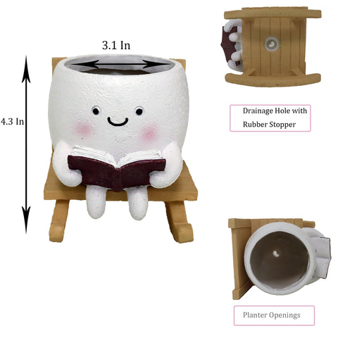 Dolkgy gift-face planter: a unique present for plant lovers