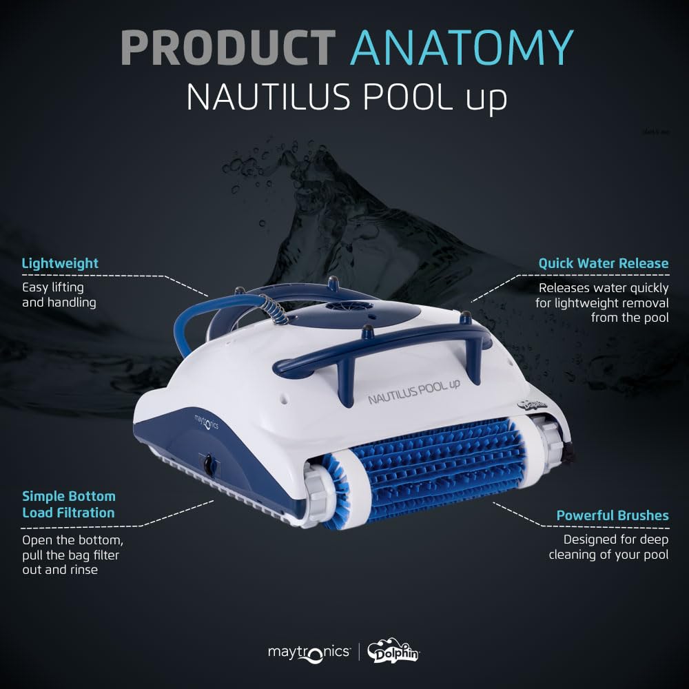 Dolphin Nautilus durable-build promises reliable cleaning season after season.