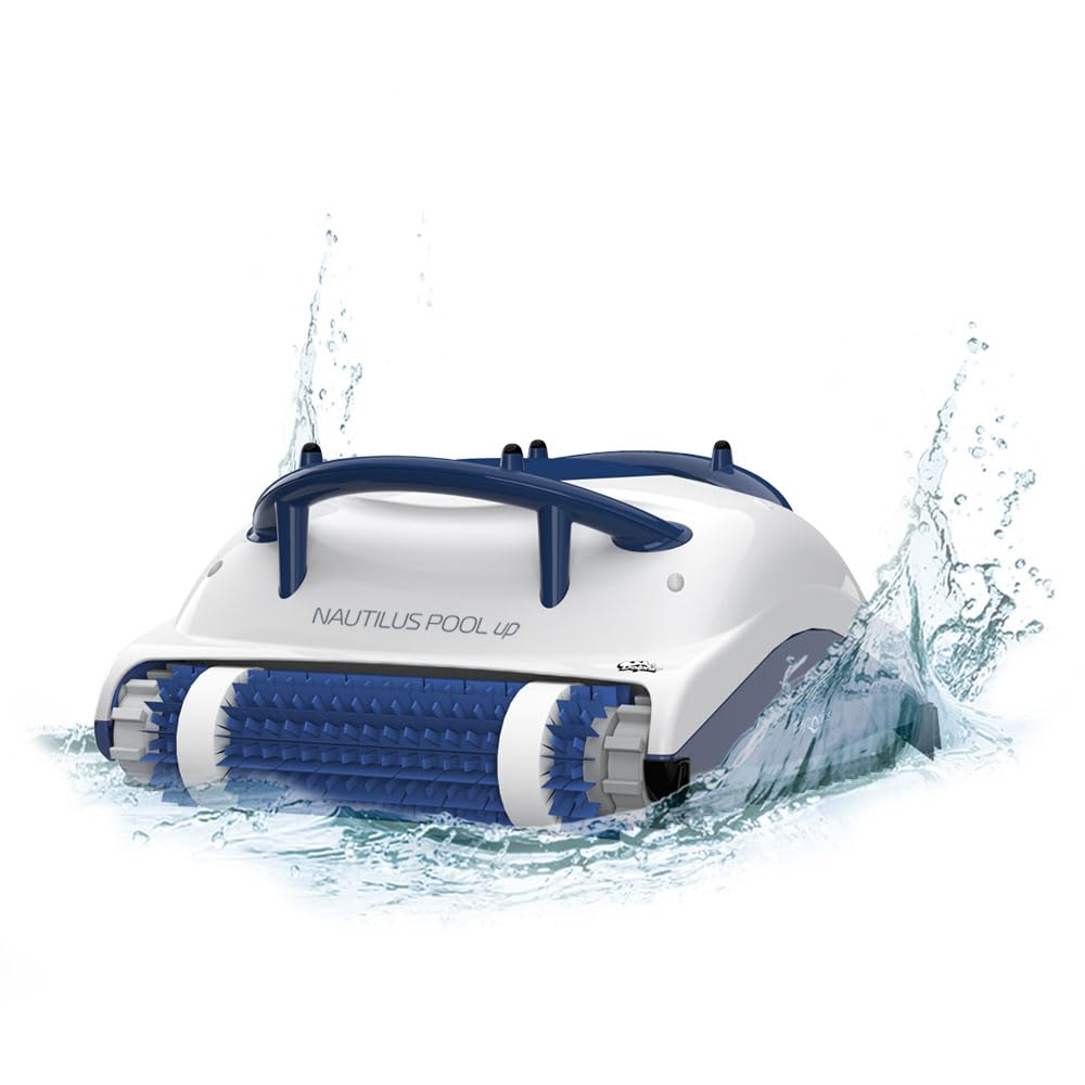 Dolphin Nautilus Pool-Up setup in action for fast, hassle-free pool cleaning.