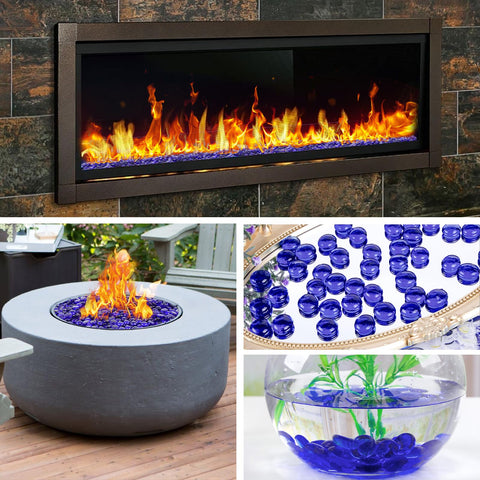 DomeStar fire pit beads suit gardens, pools, and planters for decorative accents.