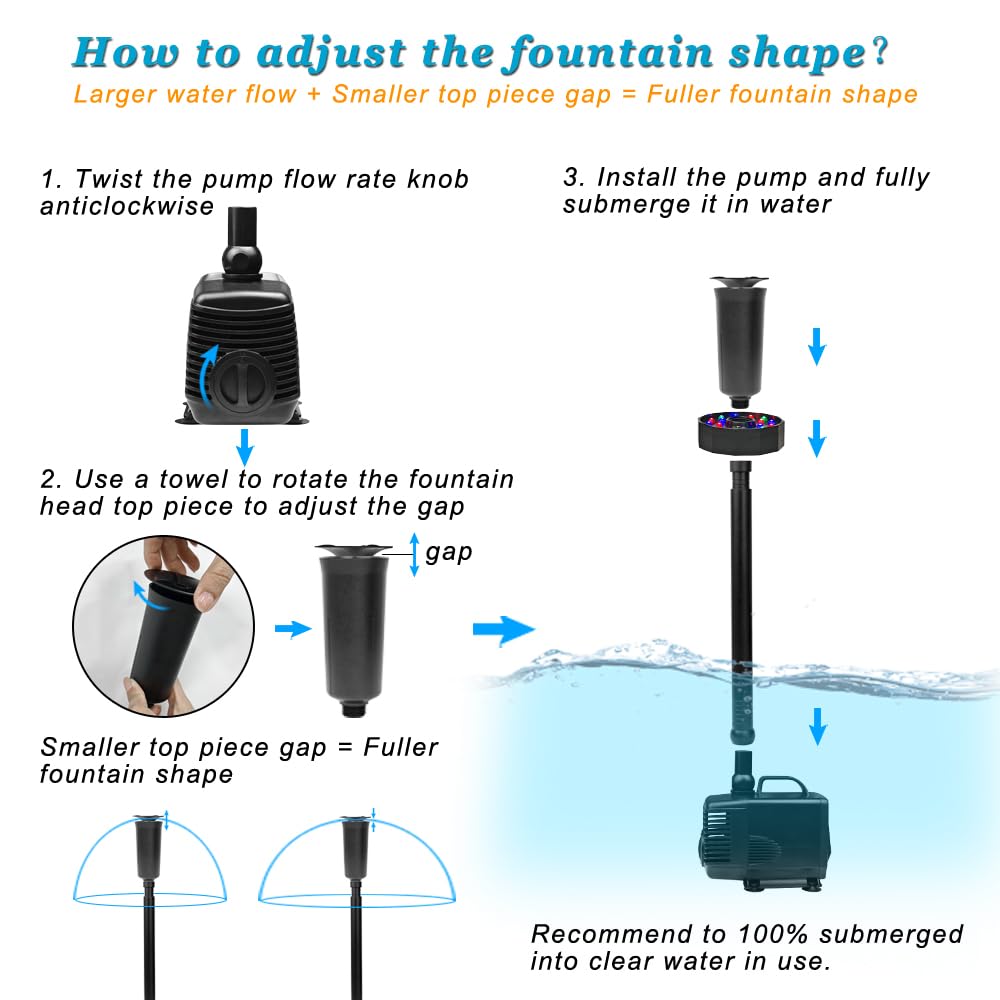 DOMICA extendable tube adapts to different pond layouts