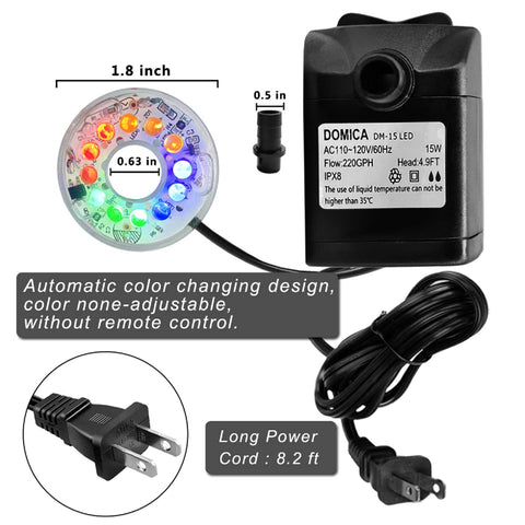 DOMICA submersible pump is easy to detach, clean, and maintain
