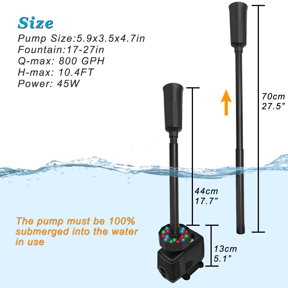 DOMICA suction cups secure the pump for stable installation