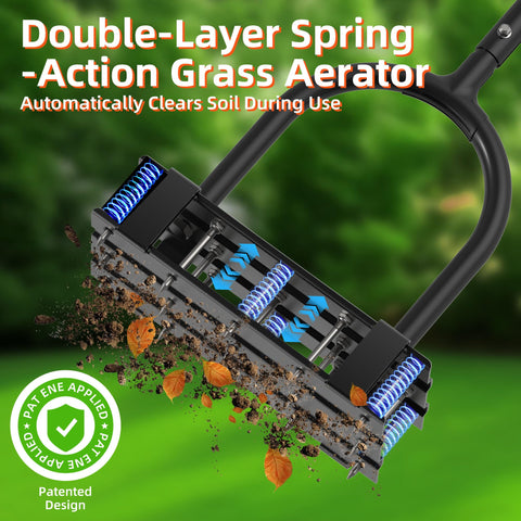 DomiHapi aerator tool adjustable T-handle for ergonomic use.