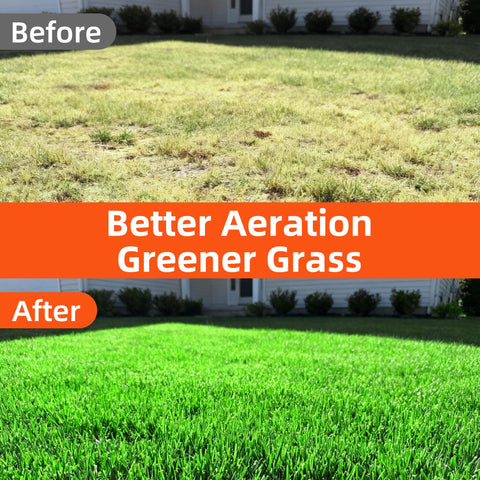 DomiHapi aerator tool dirt and leaf clean design for prep work.