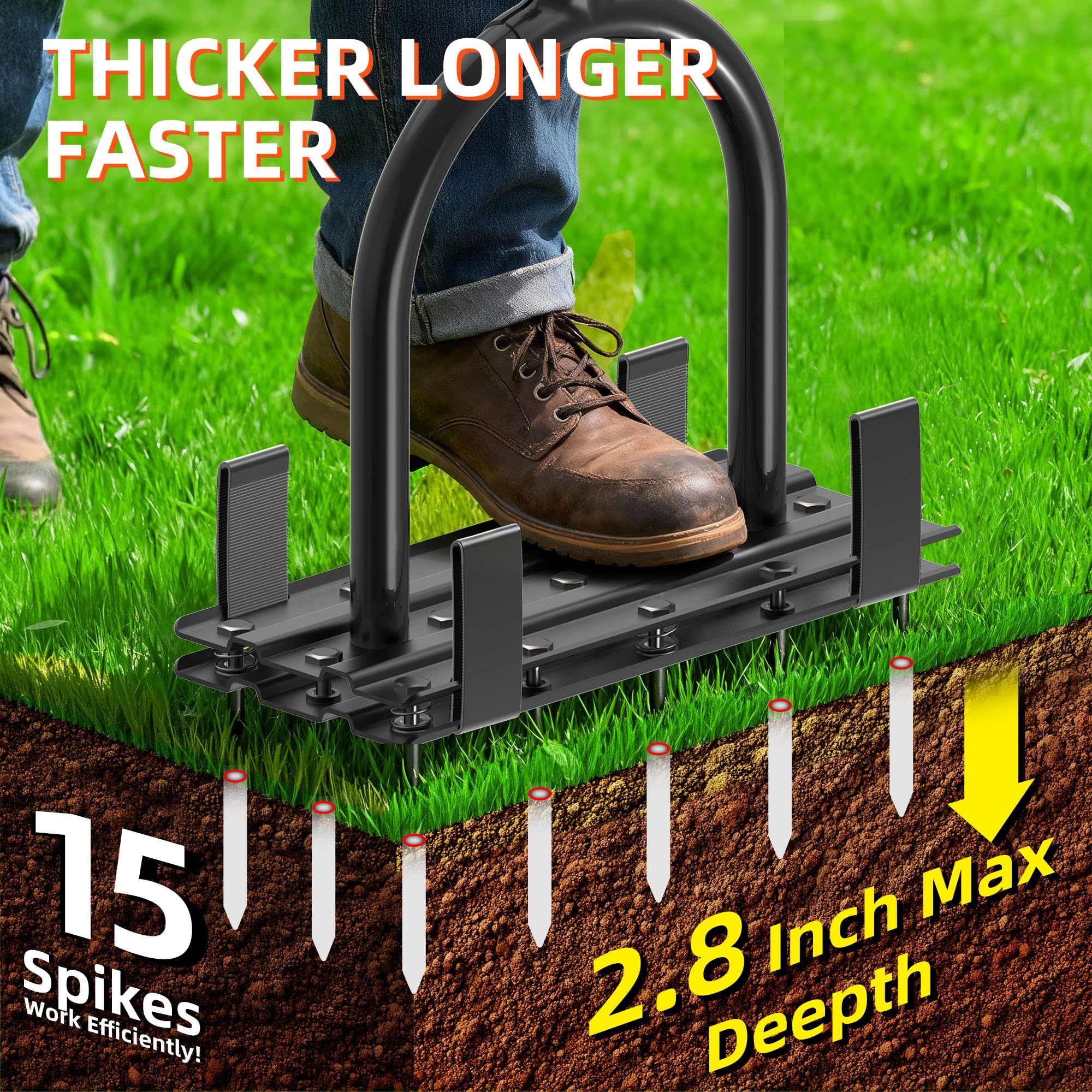 DomiHapi aerator tool with reinforced connections for durability.