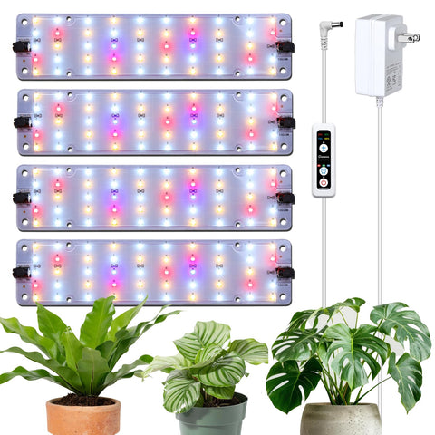 DOMMIA Grow Light full-spectrum panel provides balanced illumination for thriving indoor plants.