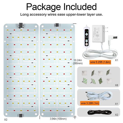 DOMMIA indoor plant light wide spectrum 380-780nm supports versatile care