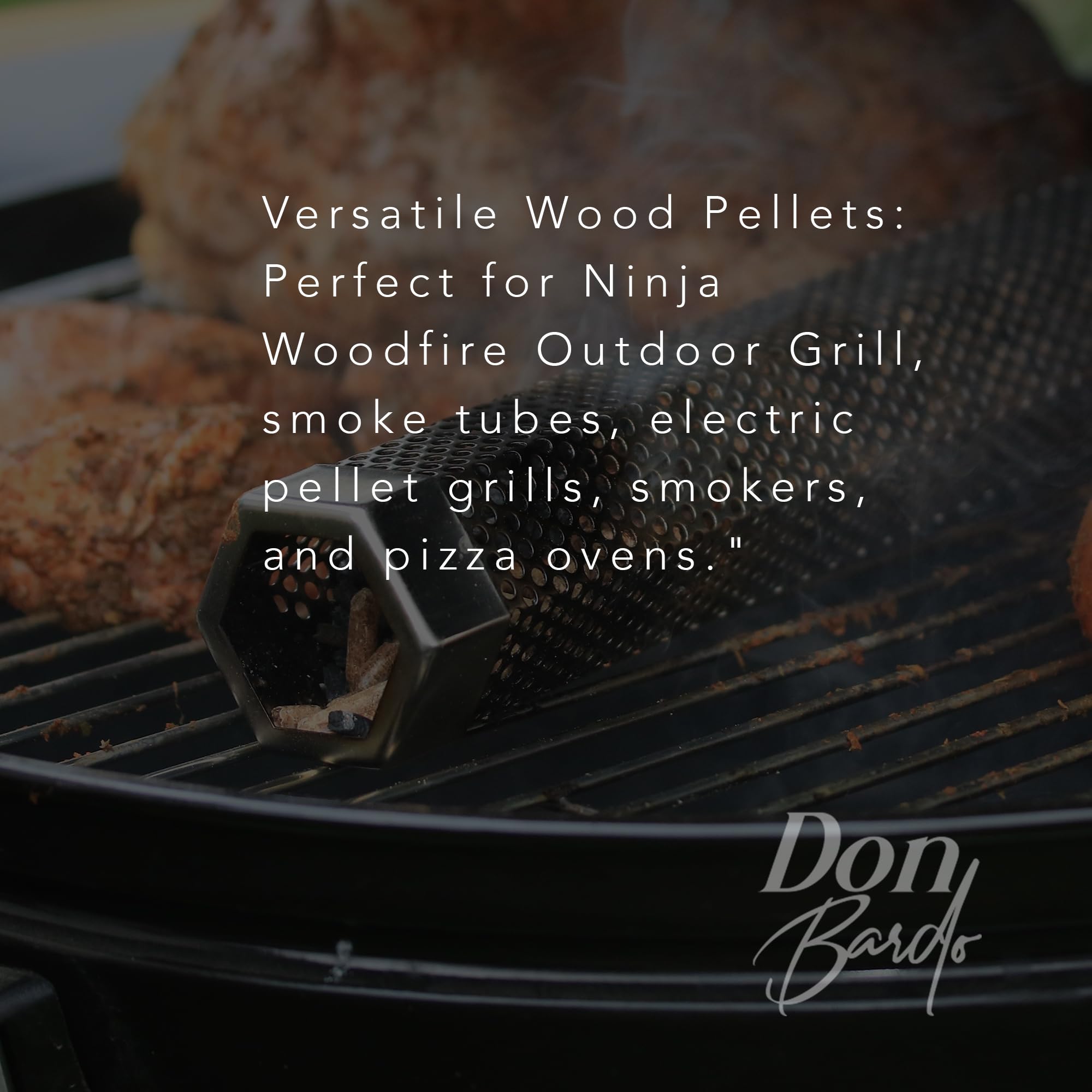 Don Bardo 100% Apple pellets for subtle sweetness with fish, pork, or poultry