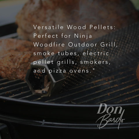 Don Bardo 100% Apple pellets for subtle sweetness with fish, pork, or poultry