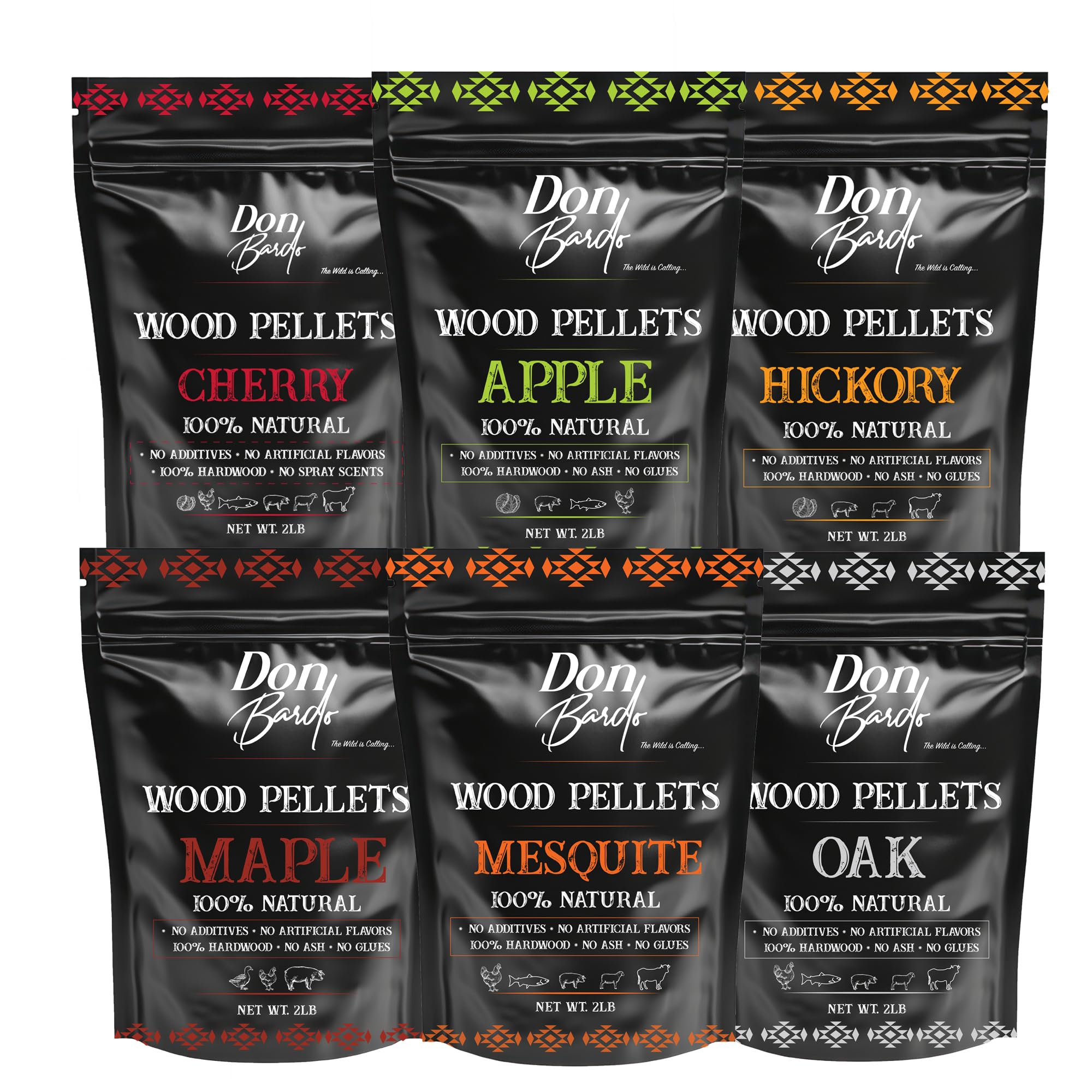 Don Bardo bundle of six flavors for versatile smoking on any grill