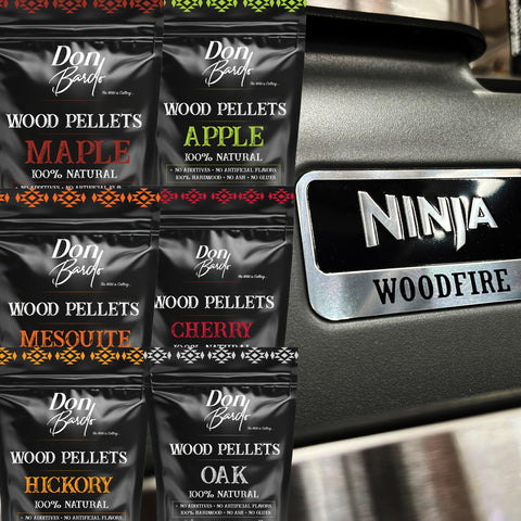 Don Bardo 100% Mesquite pellets deliver strong, smoky flavor for robust grilling