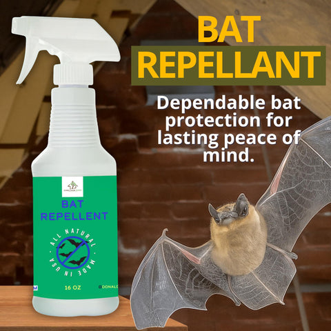 Plant-based formula from Donaldson Farms Bat Repellent supports safe use