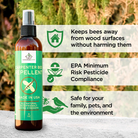Donaldson Farms outdoor wood protection keeps timber bee-free.