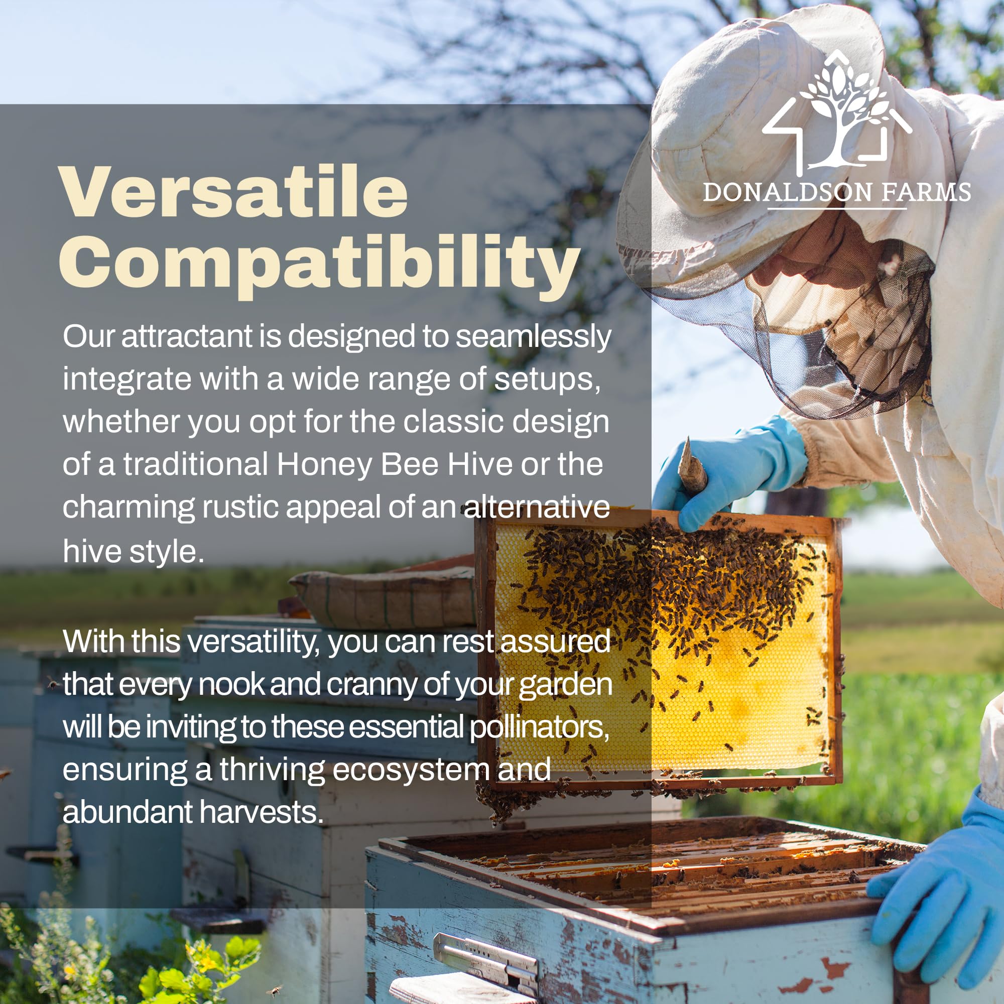 Donaldson Farms pollinator-friendly habitat visuals highlight garden biodiversity