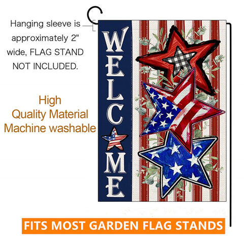 Doncida Easter flag design complements garden color and seasonal mood outdoors