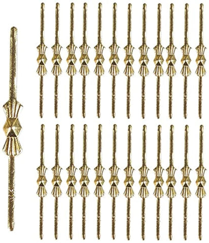 Dong Huang bow tie crystal connector pins for crystal curtains and chandeliers.