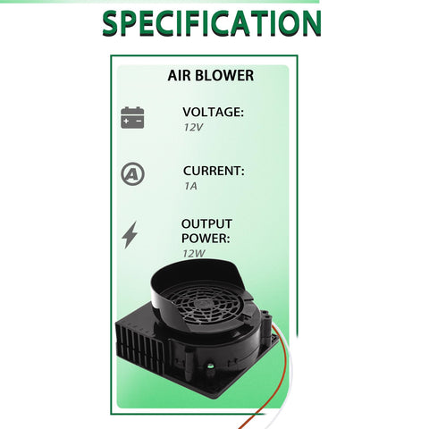 DONGERMAER outdoor holiday decor setup with the blower