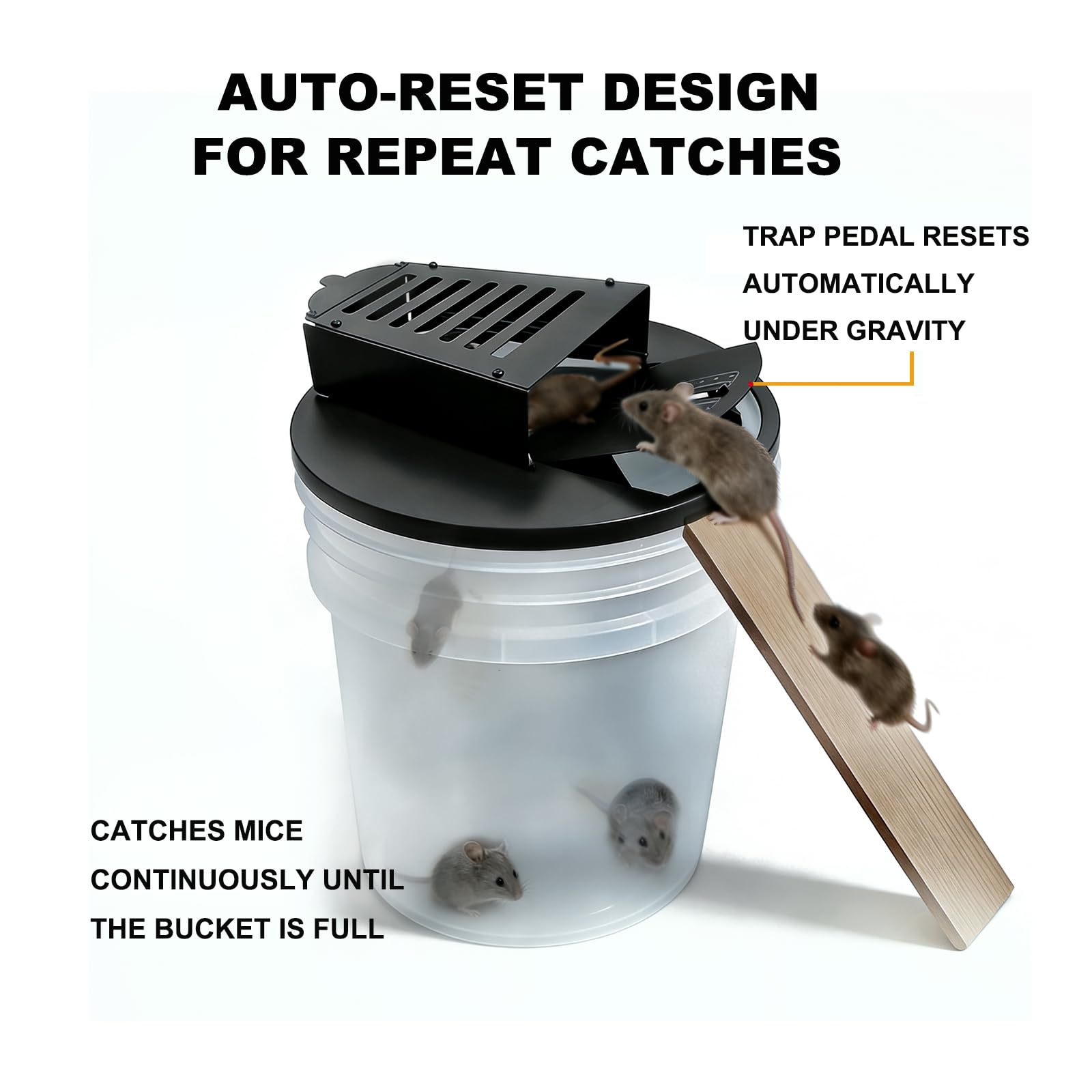 DONGWUZHIDAO 5-gallon bucket lid enables tool-free setup.