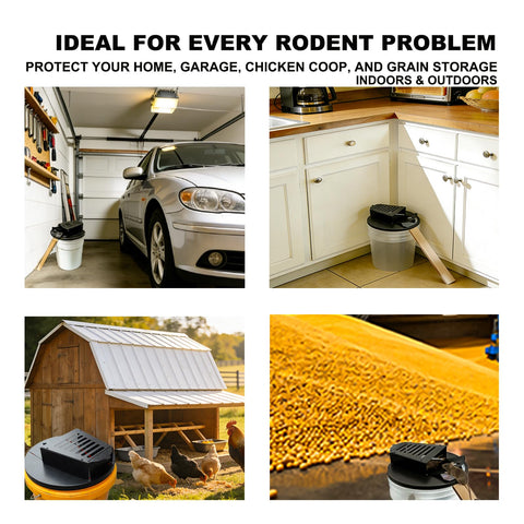 DONGWUZHIDAO anti-escape lid helps prevent rodent escapes.