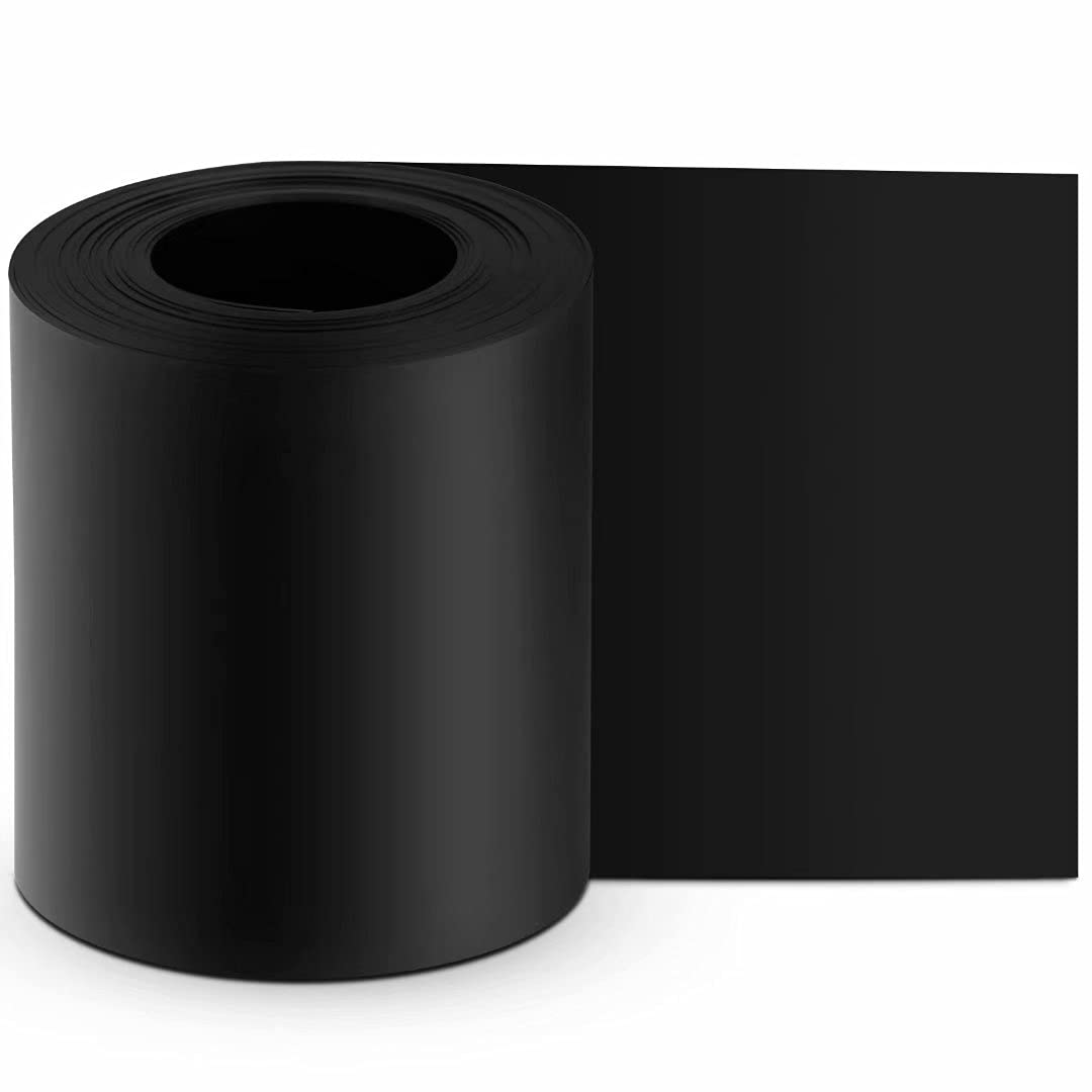Doniks 12-gauge weed barrier border roll creates a durable garden boundary.