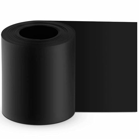 Doniks 12-gauge weed barrier border roll creates a durable garden boundary.