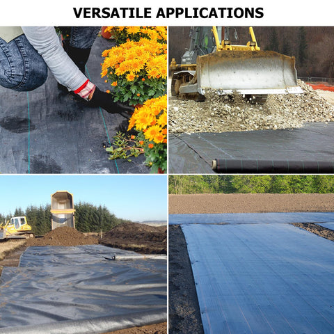 Doniks installation guide image demonstrates staking and seam securing for stability.