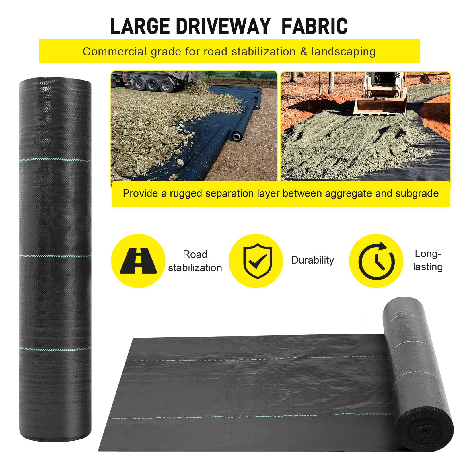 Doniks fabric with high permeability allows drainage and aeration for healthy soil.
